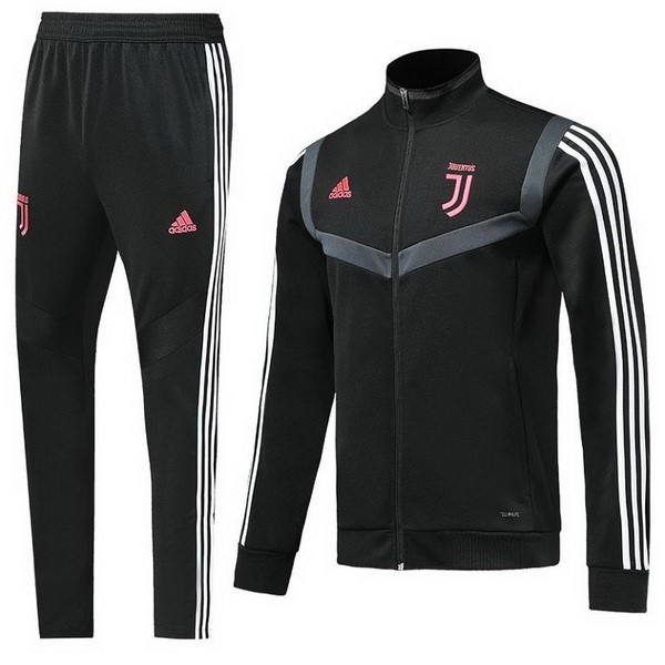 Survetement Football Juventus 2019-20 Rose Noir